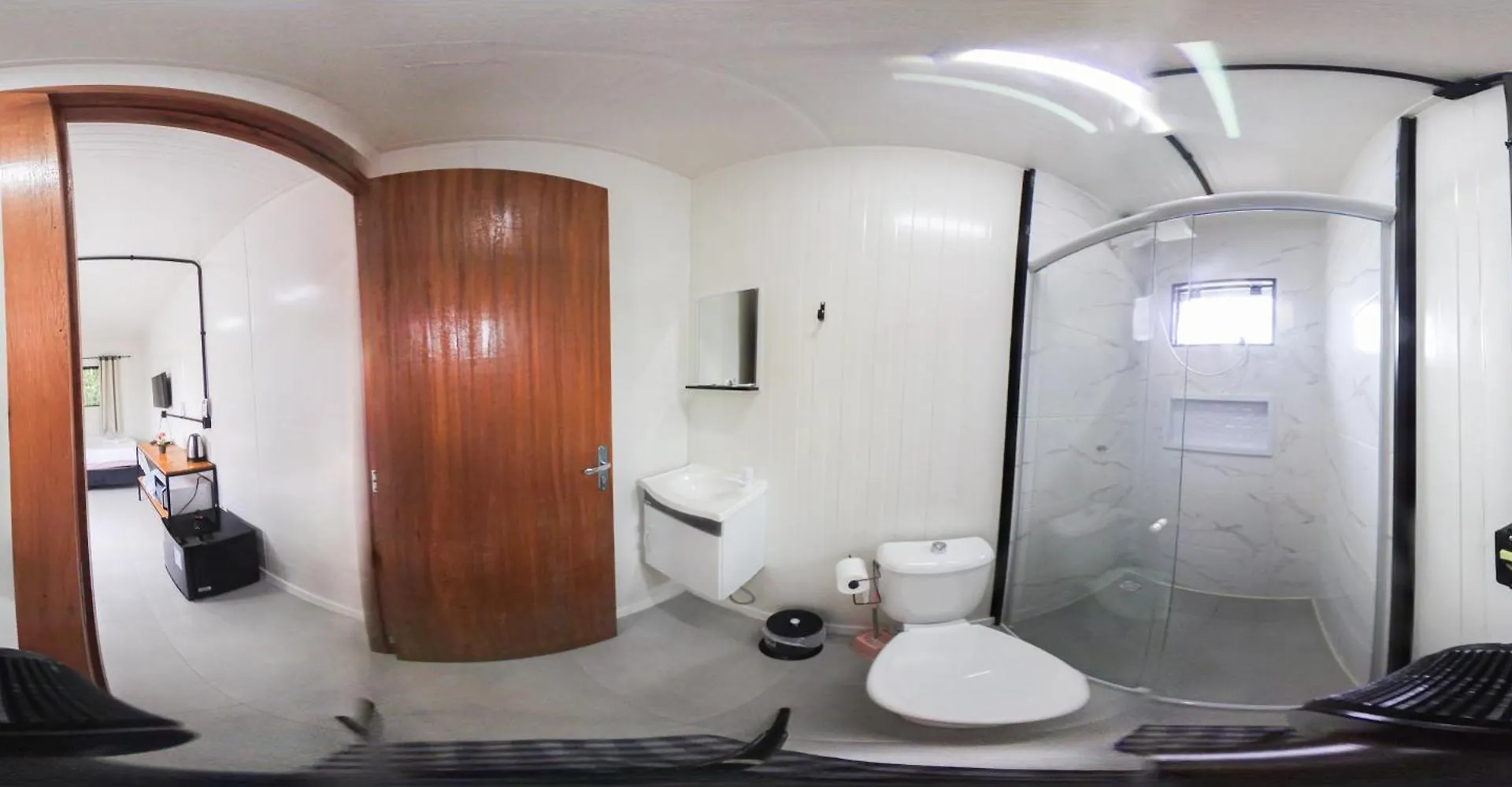 Capsule hotel Tiny House Completa Proximo A Arena Opus Hotel Sao Jose